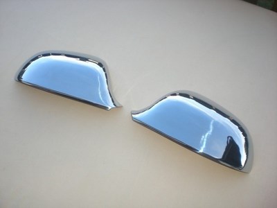 Накладки на зеркала  (нерж.) 2 шт AUDI  A3 2008 - 2010